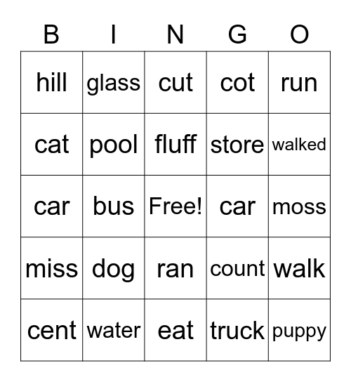 Sample Bingo Boards Bingo Card