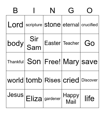 Breezeway Bingo Card