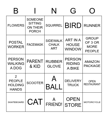 SYSL COVID-19 BINGO Card