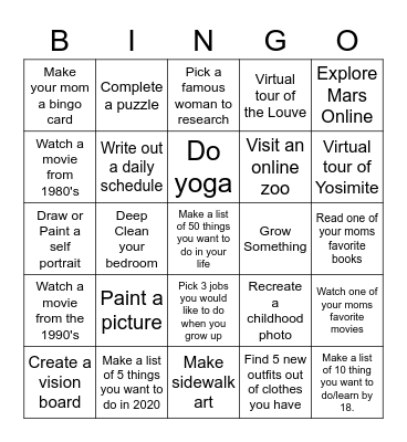 Quarentingo Bingo Card