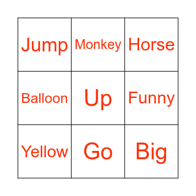 Bingo Book 1-2 Bingo Card