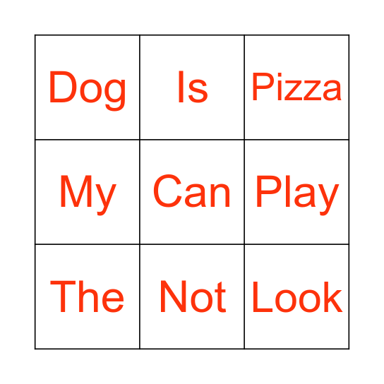 Bingo Book 2-1 Bingo Card