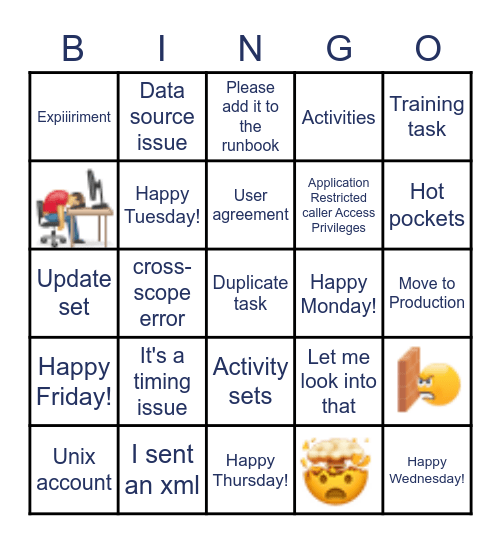 Glidefast Bingo Card