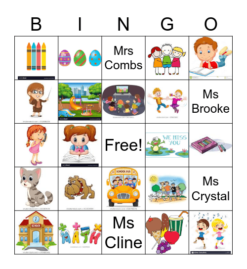 Fun Friday Bingo! Bingo Card