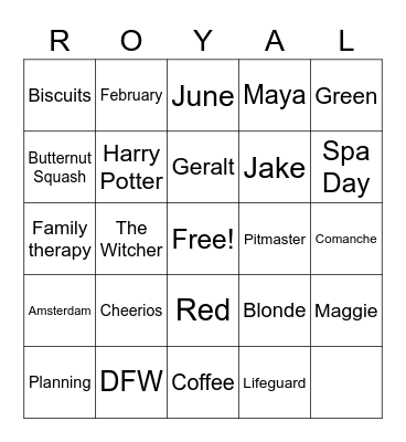 Baby Shower Bingo! Bingo Card