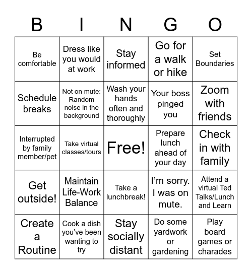 Bingo Time Bingo Card