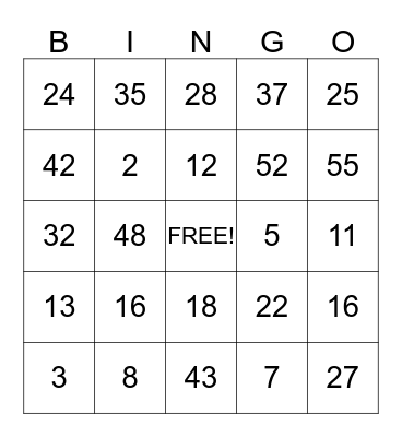 Get to Know You Bingo Card