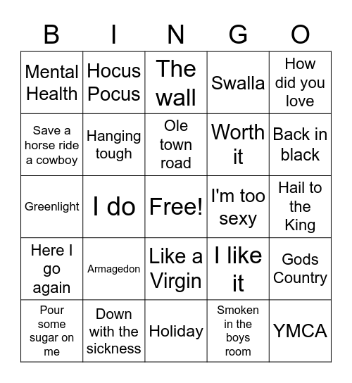 Davis Bingo Board Bingo Card