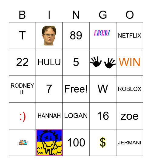 cRaZy BiNgO Card