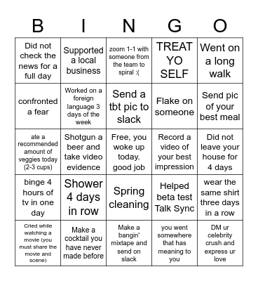 WS Office bingo TAKE 2 Bingo Card