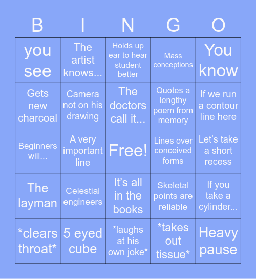Hale lectures. Bingo Card