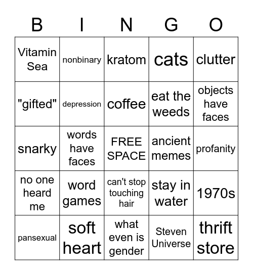 How similar are you to Dare? Bingo Card
