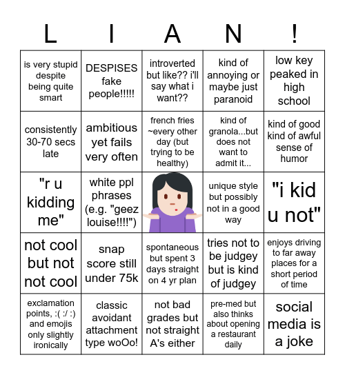 HOW SIMILAR ARE YOU TO Bingo Card