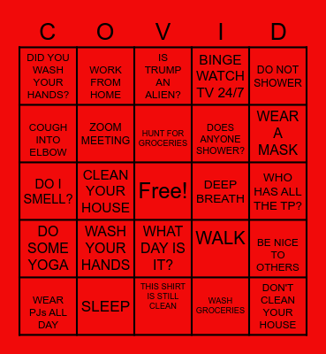 80s  NIGHT BINGO Card