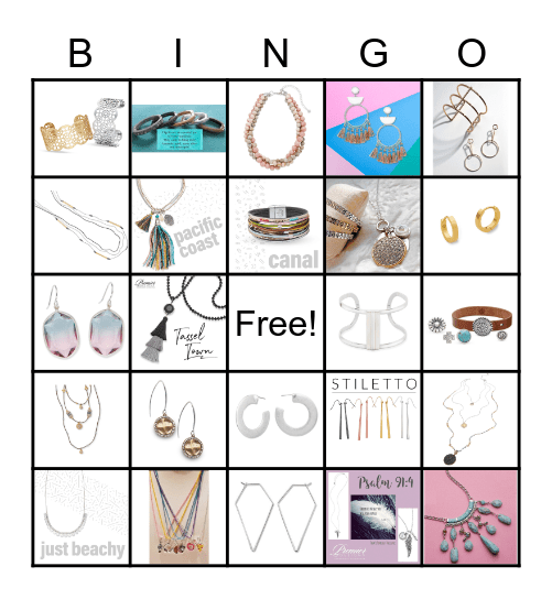 Spring BLINGO Bingo Card