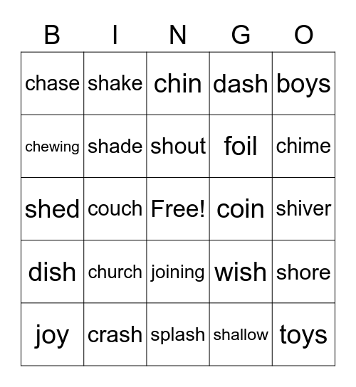 Bingo Extravaganza Bingo Card