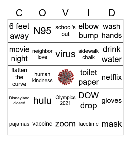 Courtyard Bingo Card