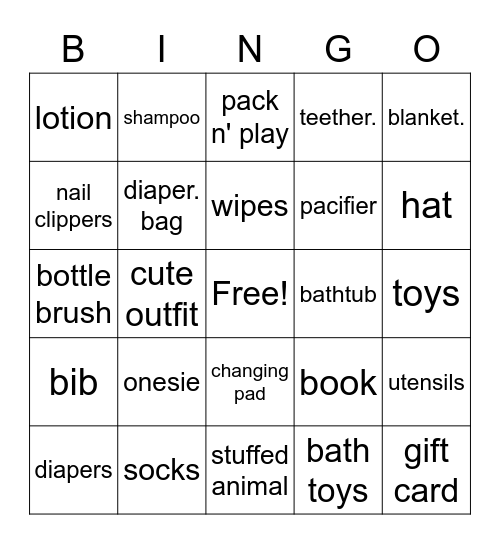 Celebrating Lydia Bingo Card