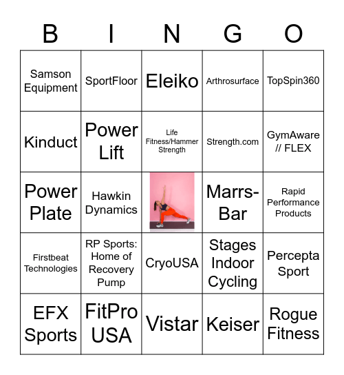 Have Fun Being Healthy Bingo Card