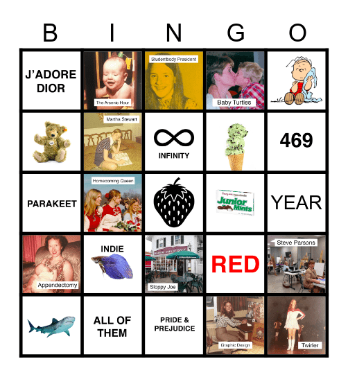 GRANDMA BINGO! Bingo Card