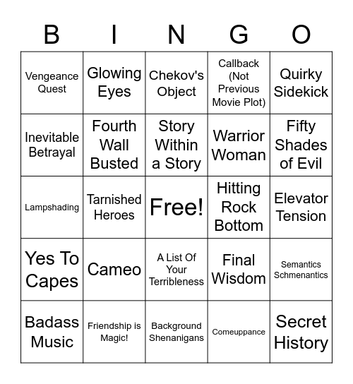 Bingo: Ragnarok Bingo Card