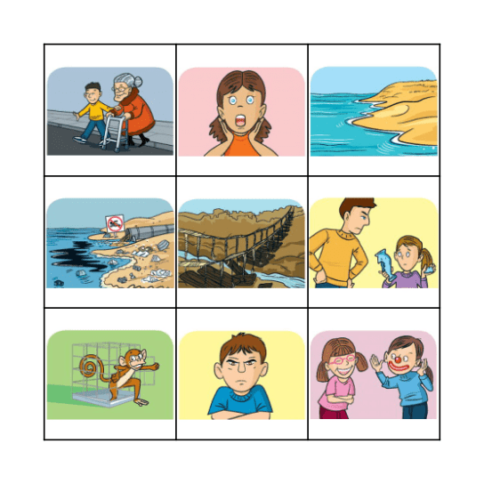 Rzadsze słowa Bingo Card