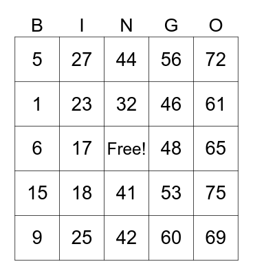 Beer Bingo ZOOM Bingo Card