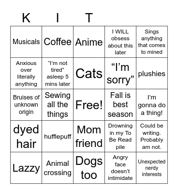 How much do we have in common with? Bingo Card