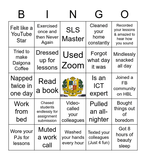 Montfort EL teacher special version Bingo Card