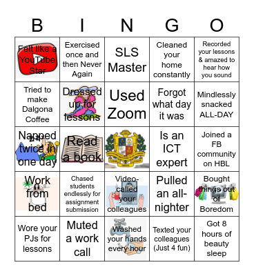 Montfort EL teacher special edition Bingo Card
