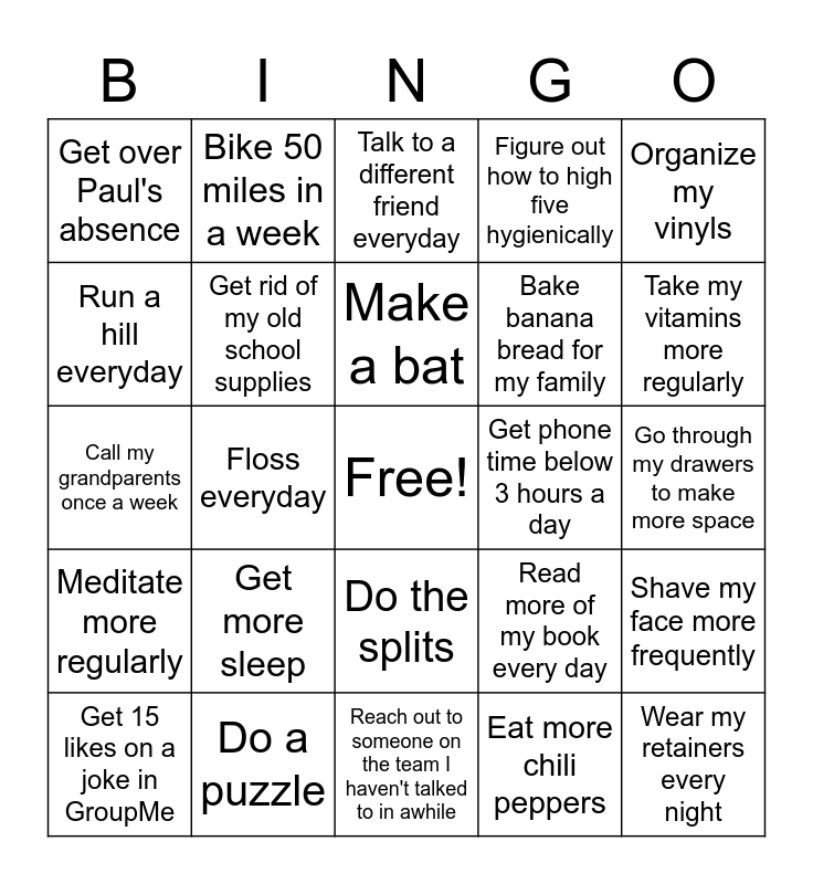 Our Week 10 BTB Bingo card is ready! - Blogging The Boys