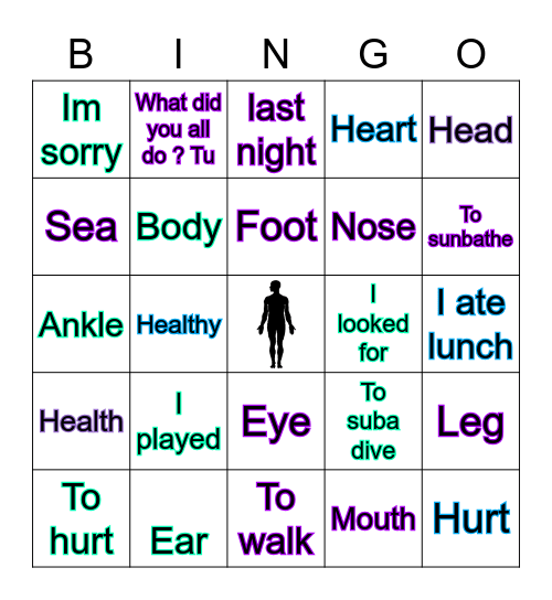 Spanish bingo 2 Bingo Card