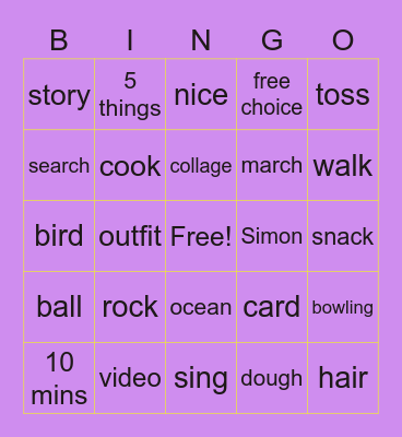 ATI Bingo Card