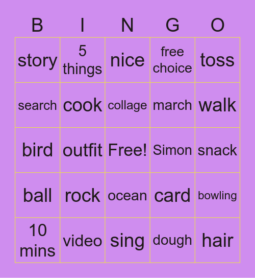 ATI Bingo Card