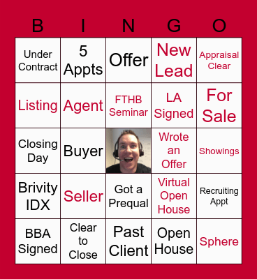 Ben Kinney ATL Real Estate Bingo Card