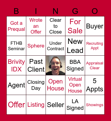 Ben Kinney ATL Real Estate Bingo Card