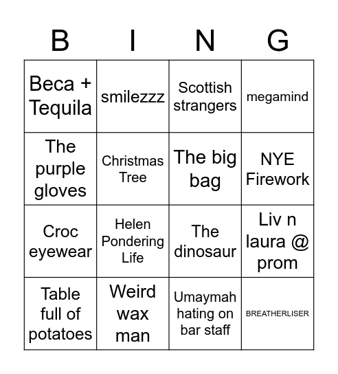 Krakow Bingo Card