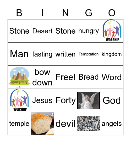 Matthew 4 Bingo Card