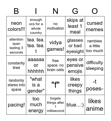 are you an esmae kinnie? Bingo Card