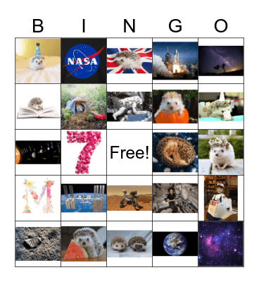 Millie's Birthday Bingo Card