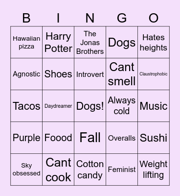 KENIA Bingo Card