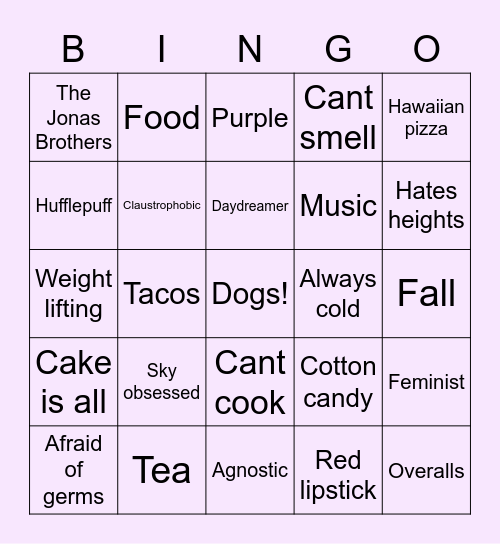 KENIA Bingo Card
