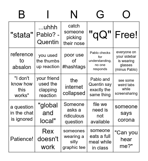 Welcome to virtual GD - Extractive Industries Bingo Card