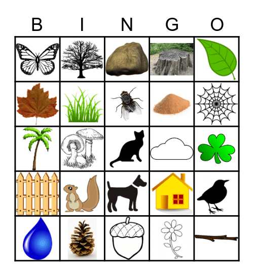 Outdoor Bingo Card