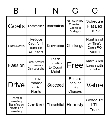 Purchasing Bingo Card