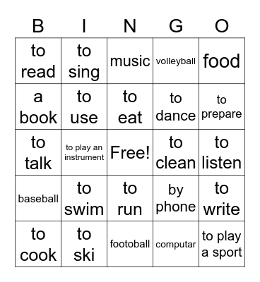 C#@$3.@ Bingo Card