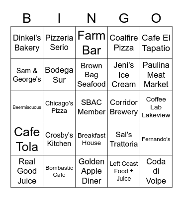 Small Acts, Big Impact! Bingo Card