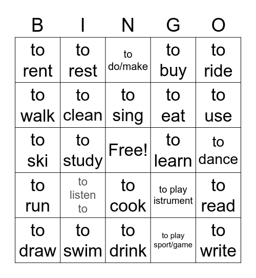 James South Bingo Card