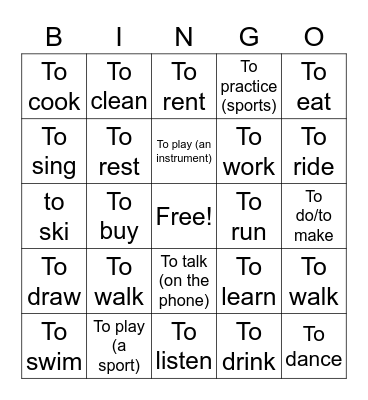 Dora Nguyen Bingo Card