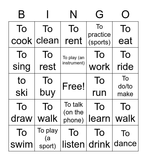 Dora Nguyen Bingo Card